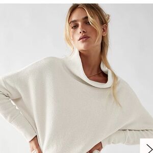 Free people ottoman, slouchy tunic color ecru